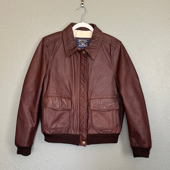 American Living Leather Jacket (L) - Picture 6 of 9